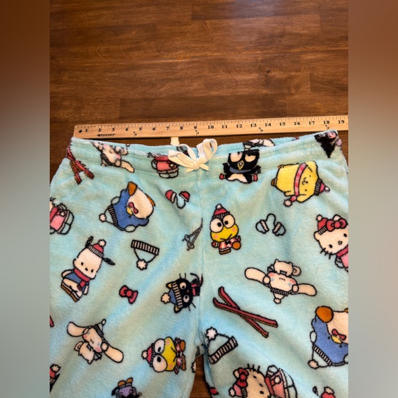 Hello Kitty & Friends Character Print Plush Sleep Pajama Lounge Pants WomensXXL - Picture 8 of 11